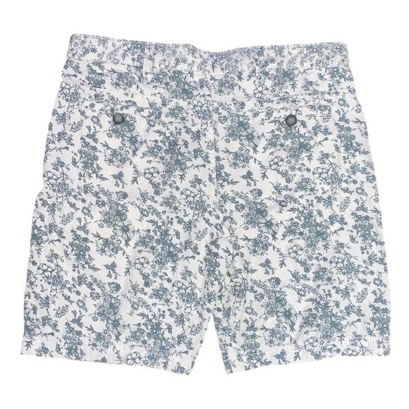 Hudson & Barrow Mens Floral Print Shorts Size 34 Preppy Casual Chino Flat Front - Picture 5 of 10
